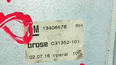 Foto 4ª: Elevalunas Manual Trasero Derecho Opel Astra BUSINESS 110CV 81KW [B16DTE] (2017)