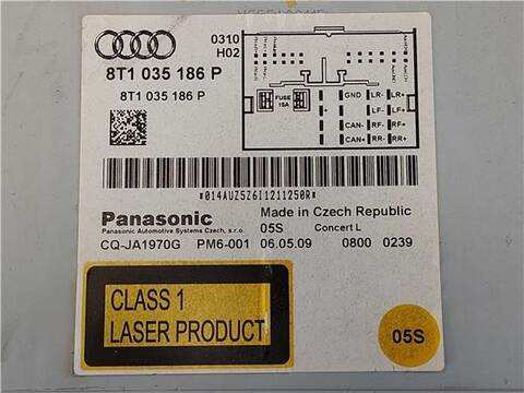 Foto 3ª: Sistema Audio Radio CD Audi A5 2.0 TDI COUPE 170CV 125KW [CAHA] (2010)