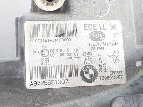 Foto 3ª: Faro Izquierdo Bmw Serie 1 114 116D (2015)