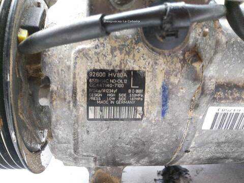 Foto 3ª: Compresor Aire Acondicionado Nissan Qashqai 1.3 DIG-T [HR13DDT] (2013)