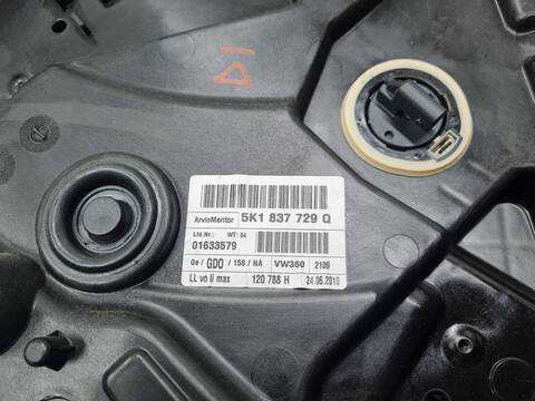 Foto 2ª: Elevalunas Eléctrico Delantero Izquierdo Volkswagen Golf GTI 211CV 155KW [CCZ] (2010)