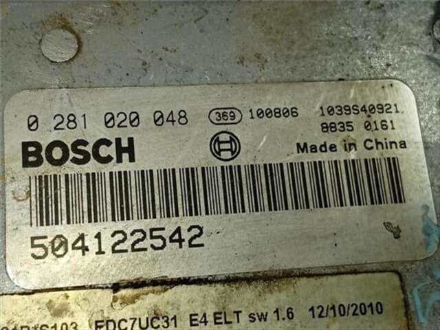 Foto 2ª: Centralita Motor ECU Iveco Eurocargo FG 120 E [3.9 LTR. - 134 KW DIESEL]
