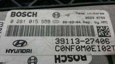 Foto 2ª: Centralita Motor ECU Hyundai Sonata 139CV 102KW (1994)