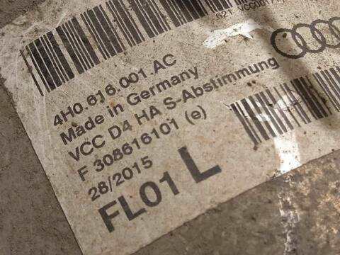 Foto 4ª: Amortiguador Trasero Izquierdo Audi S8 4.0 TFSI QUATTRO 520CV 382KW [CTFA] (2015)