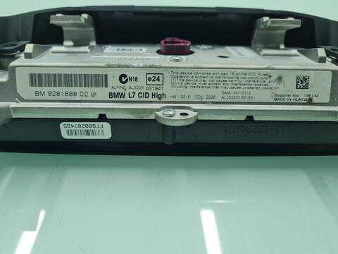 Foto 4ª: Pantalla Multifuncion Bmw Serie 3 315 330D 258CV 190KW [N57D30A] (2012)