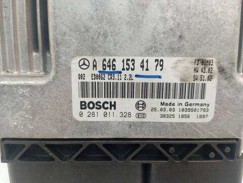 Foto 2ª: Centralita Motor ECU Mercedes Clase E 180 E 200 CDI 211.007) BERLINA 136CV 100KW [646961] (2003)