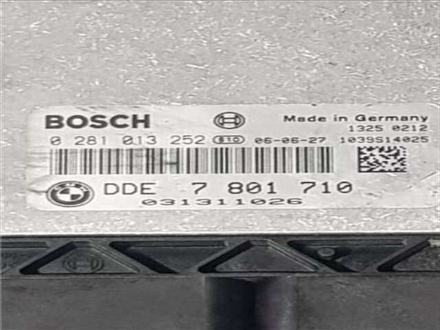 Foto 2ª: Centralita Motor ECU Bmw Serie 1 114 2.0 118D [2.0 LTR. - 90 KW 16V DIESEL CAT] [M47N 204 D4]