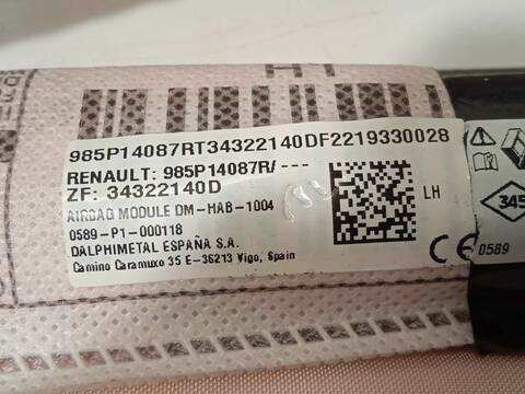 Foto 3ª: Airbag Cortina Delantero Izquierdo Renault Austral G TECHNO ESPIRIT ALPINE [H5H498] (2022)