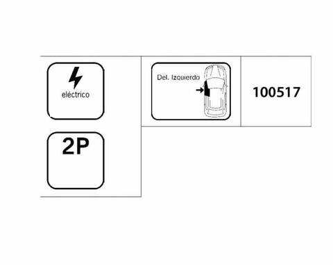 Foto 2ª: Elevalunas Eléctrico Delantero Izquierdo Opel Combo 82CV 60KW (2001)
