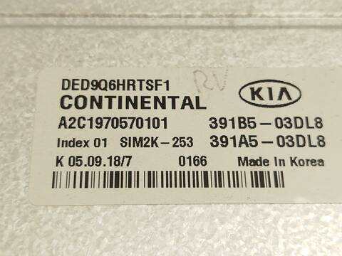 Foto 4ª: Centralita Motor ECU Kia Niro 1.6 GDI HYBRID 105CV 77KW [G4LE] (2019)