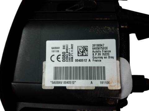 Foto 3ª: Airbag Delantero Izquierdo Opel Corsa 1.2 68) (2019)