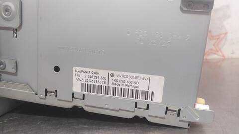 Foto 2ª: Sistema Audio Radio CD Volkswagen Jetta TRENDLINE 105CV 77KW [BXE] (2007)