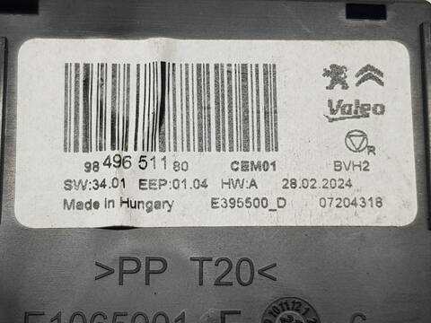 Foto 2ª: Centralita Motor ECU Citroen Jumpy CONTROL M (1995)