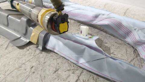 Foto 3ª: Airbag Cortina Delantero Derecho Toyota Auris 1.6 ZRE151_) 124CV [1ZR-FE] (2006)