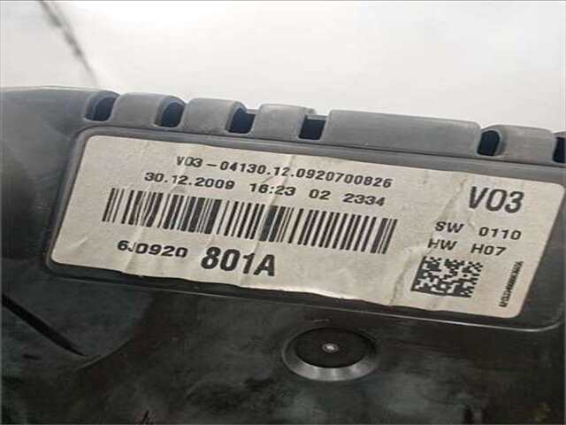 Cuadro de Instrumentos Seat Ibiza 1.9 25 ANIVERSARIO [1.9 LTR. - 77 KW TDI]