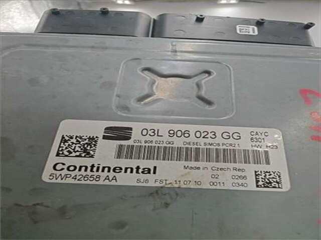 Foto 2ª: Centralita Motor ECU Seat Altea 1.6 I-TECH ECOMOTIVE [1.6 LTR. - 77 KW TDI] [CAY]