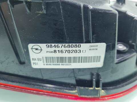 Foto 3ª: Piloto Portón Derecho Opel Grandland DESIGN LINE 131CV 96KW (2022)