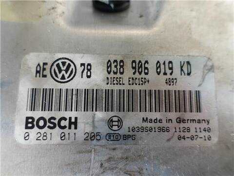 Foto 2ª: Centralita Motor ECU Volkswagen Passat 1.9 TDI BERLINA 130CV 96KW [AVF] (2005)