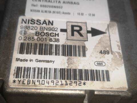 Foto 2ª: Centralita Airbag Nissan Almera QG15 (2004)