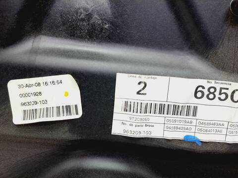 Foto 4ª: Elevalunas Manual Trasero Izquierdo Dodge Journey G SE [BWD] (2009)