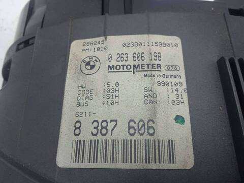 Foto 2ª: Cuadro de Instrumentos Bmw Serie 3 315 2.0 16V DIESEL CAT BERLINA 136CV 100KW [204D1] (2002)