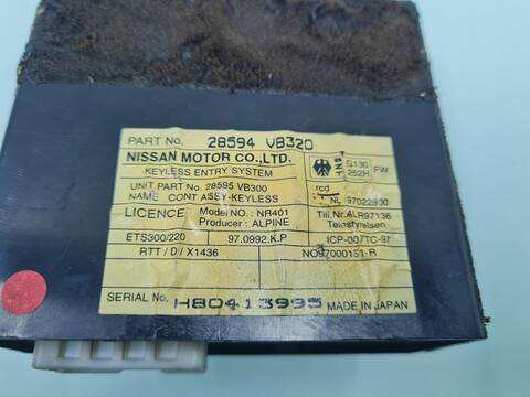 Foto 2ª: Centralita Motor ECU Nissan Patrol GR S 129CV 95KW [RD28] (1998)