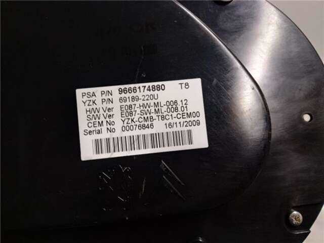 Foto 3ª: Cuadro de Instrumentos Peugeot 5008 1.6 PREMIUM [1.6 LTR. - 88 KW 16V] [5FW / EP6]