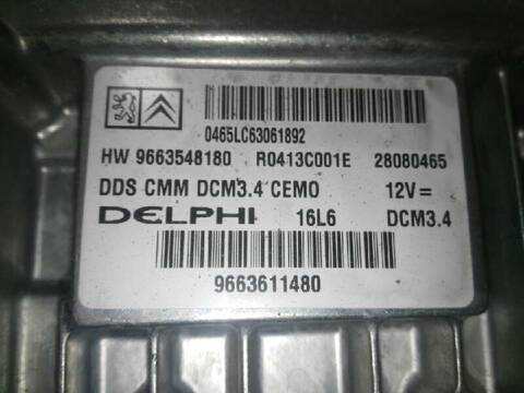 Foto 2ª: Centralita Motor ECU Peugeot 407 PREMIUM 140CV 103KW [RHR] (2006)