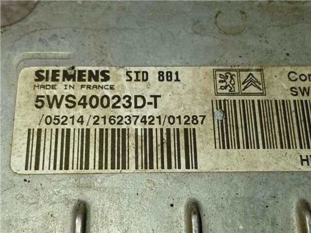 Centralita Motor ECU Citroen Xsara 2.0 HDI IMAGE (66KW) [2.0 LTR. - 66 KW HDI CAT (RHY - DW10TD)]