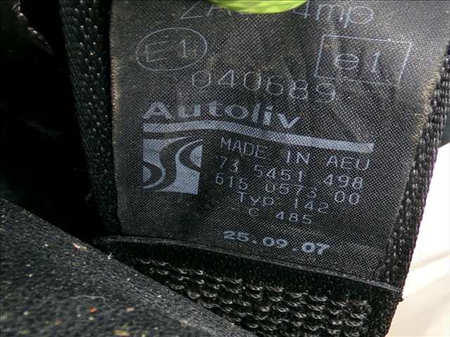 Foto 2ª: Cinturón Delantero Izquierdo Fiat Punto 1.3 JTD 2006-2012 [199A3000] (2008)