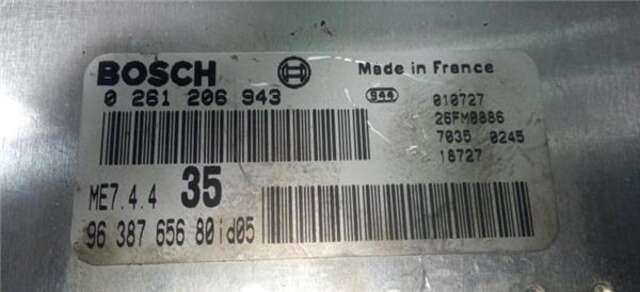 Centralita Motor ECU Peugeot 307 1.6 BIOFLEX