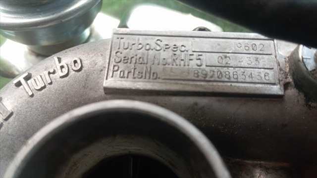 Foto 4ª: Turbocompresor Opel Frontera 2.8 TD A [4JB1] (1996)