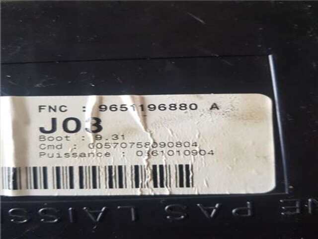 Foto 3ª: Centralita Confort BSI Peugeot 307 2.0 HDI 90 [RHY (DW10TD)]