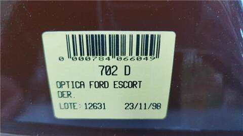 Faro Derecho Ford Escort TURNIER