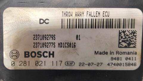 Foto 3ª: Centralita Motor ECU Renault Megane K9K876 BERLINA IV BERLINA 5P (2017)