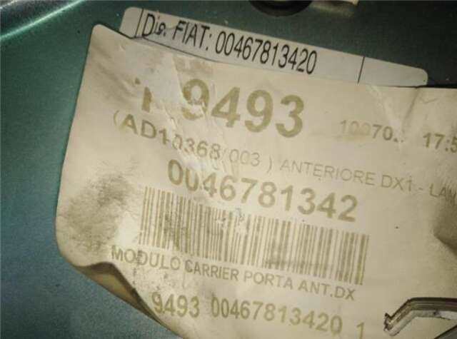 Elevalunas Eléctrico Delantero Derecho Fiat Stilo 1.9 JTD (192_XE1A)