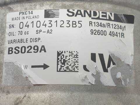 Foto 2ª: Compresor Aire Acondicionado Renault Megane TECHNO (2016)