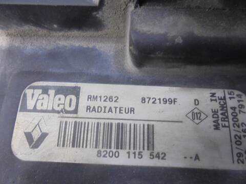 Foto 3ª: Radiador Motor Renault Megane 1.5 DCI DIESEL BERLINA 101CV 74KW II CLASSIC BERLINA (2003)