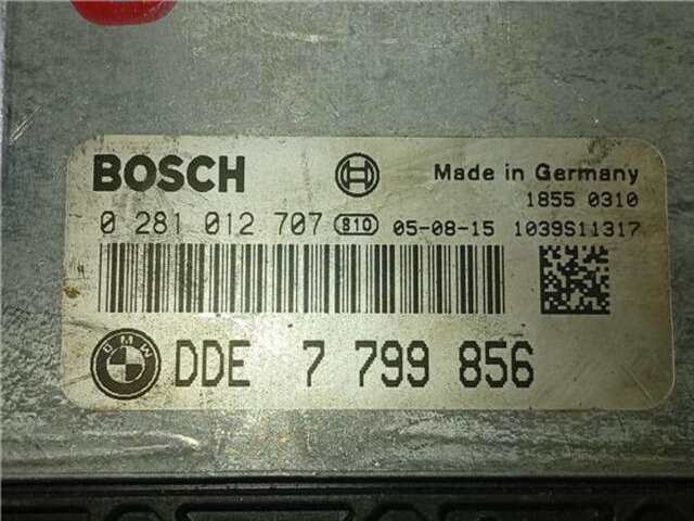 Centralita Motor ECU Bmw Serie 5 518 3.0 525XD [3.0 LTR. - 145 KW TURBODIESEL CAT]