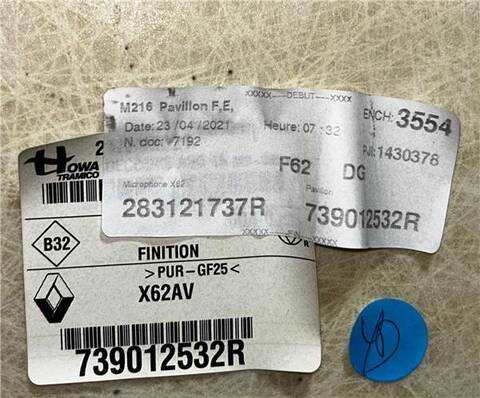 Foto 3ª: Techo Chapa - Fibra Renault Master L2H2 HKA 3 5TDCI DIESEL CAT 150CV 110KW FURGON [M9T 716] (2021)