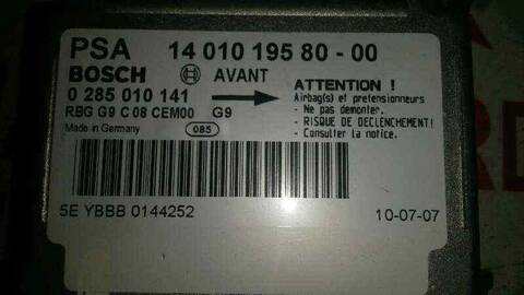 Foto 3ª: Centralita Airbag Citroen Jumpy VERSION INDEFINIDA (2007)