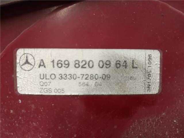 Foto 3ª: Piloto Trasero Izquierdo Mercedes Clase A 140 2.0 A 200 (169.033) [2.0 LTR. - 100 KW CAT] [M 266.960]