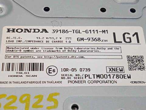 Foto 4ª: Centralita Motor ECU Honda Civic 1.0 129CV 95KW [P10A2] (2017)