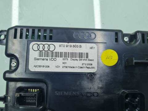 Foto 4ª: Pantalla Multifuncion Audi A4 BASICO 190CV 140KW [CAMA] (2008)