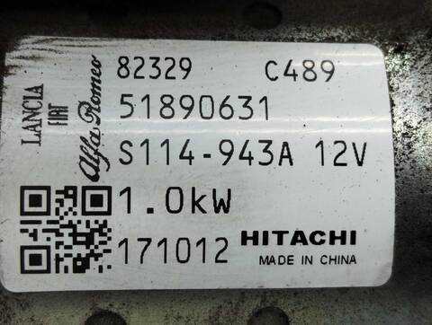 Foto 3ª: Motor de Arranque Fiat 500 CITY CROSS 120CV 88KW [940B7000] (2018)