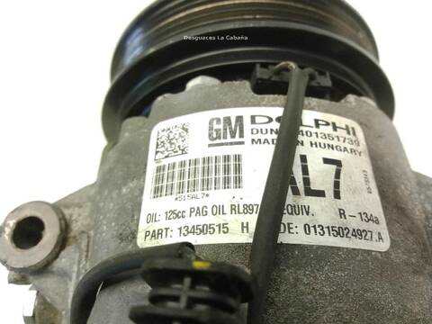Foto 2ª: Compresor Aire Acondicionado Opel Astra VERSION INDEFINIDA (2009)