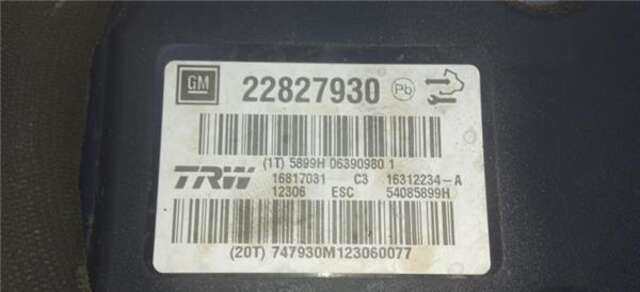 Abs Opel Insignia 2.0 CDTI