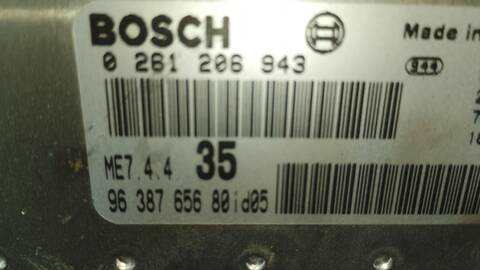 Foto 3ª: Centralita Motor ECU Peugeot 307 XR CLIM 109CV 80KW [NFU] (2001)