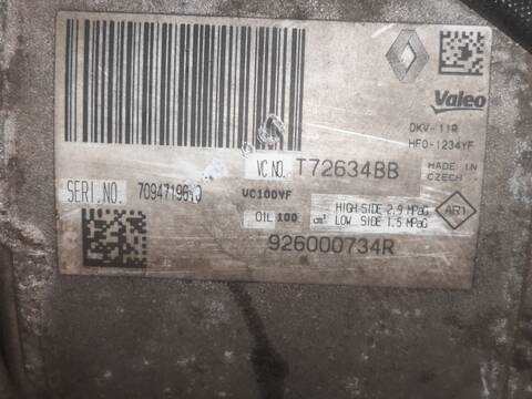 Compresor Aire Acondicionado Renault Captur H4BB408