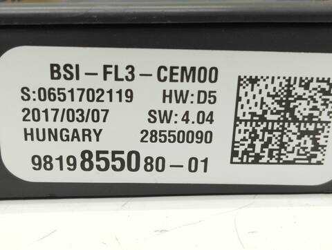 Foto 2ª: Centralita Confort BSI Peugeot 3008 ACTIVE 120CV 88KW [BH01] (2017)
